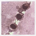 concrete holes